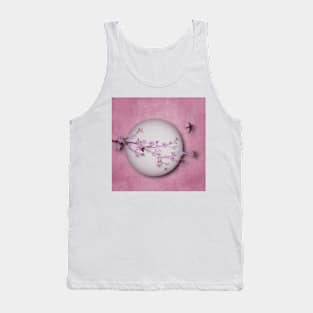 Cherry Blossom Moon Tank Top